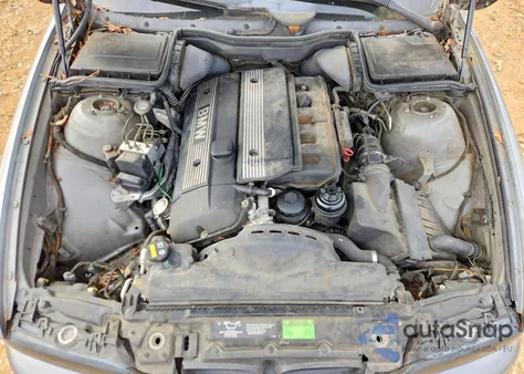 2002 BMW 525 I Automatic from USA, damaged, VIN WBADT43452GY41981